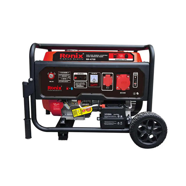 ژنراتور 5500 وات دوگانه سوز هندلی RH-4758